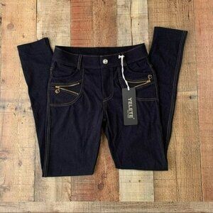 Yelete women's size S/M dark wash jeggings NWT's